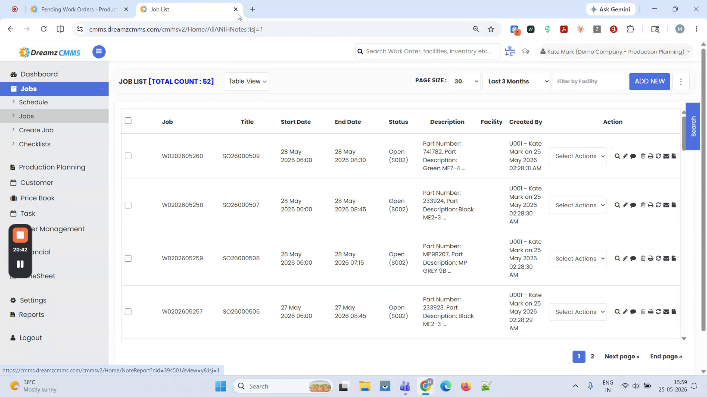 Map And Calendar Views