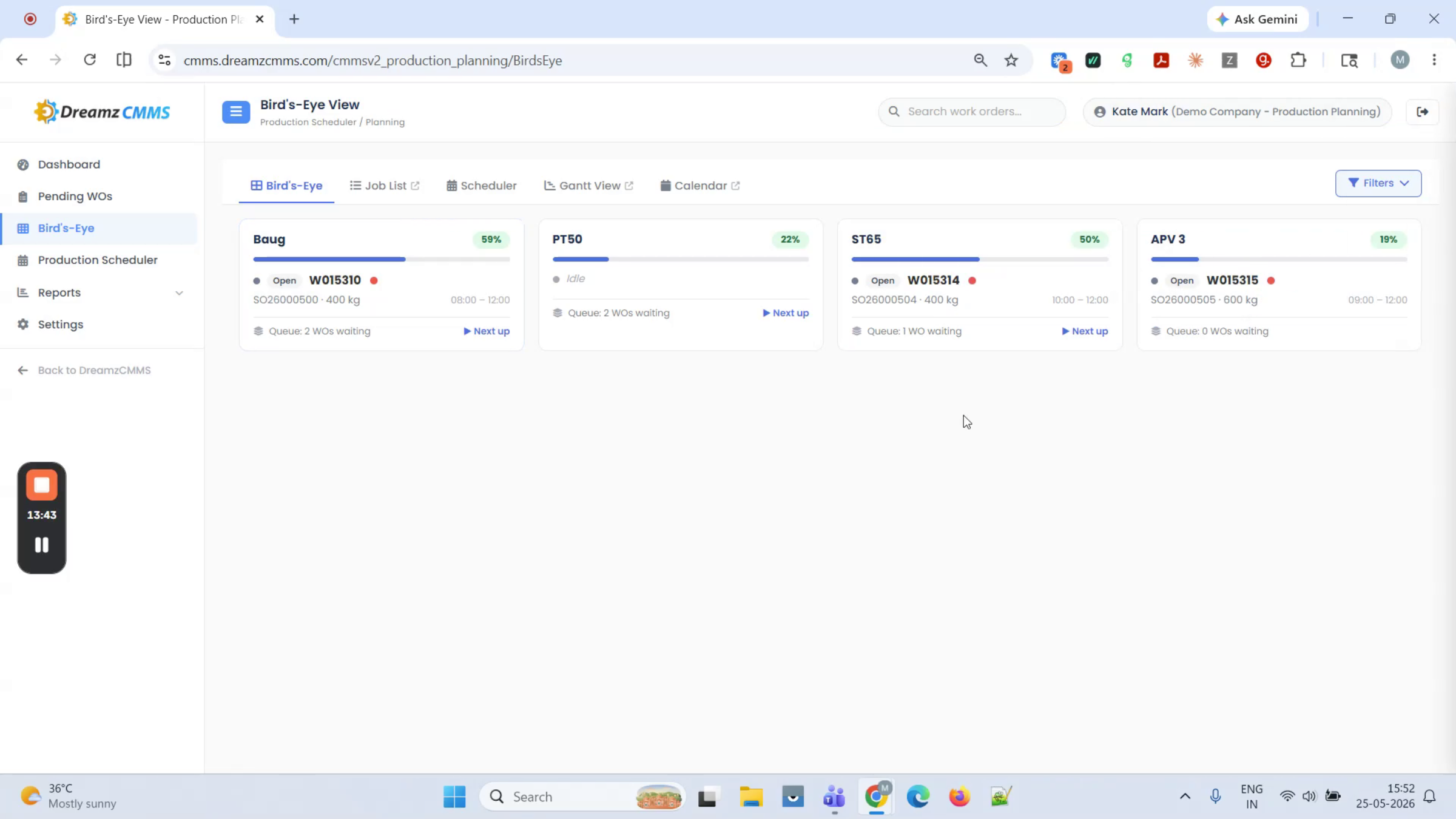 Report Section Overview