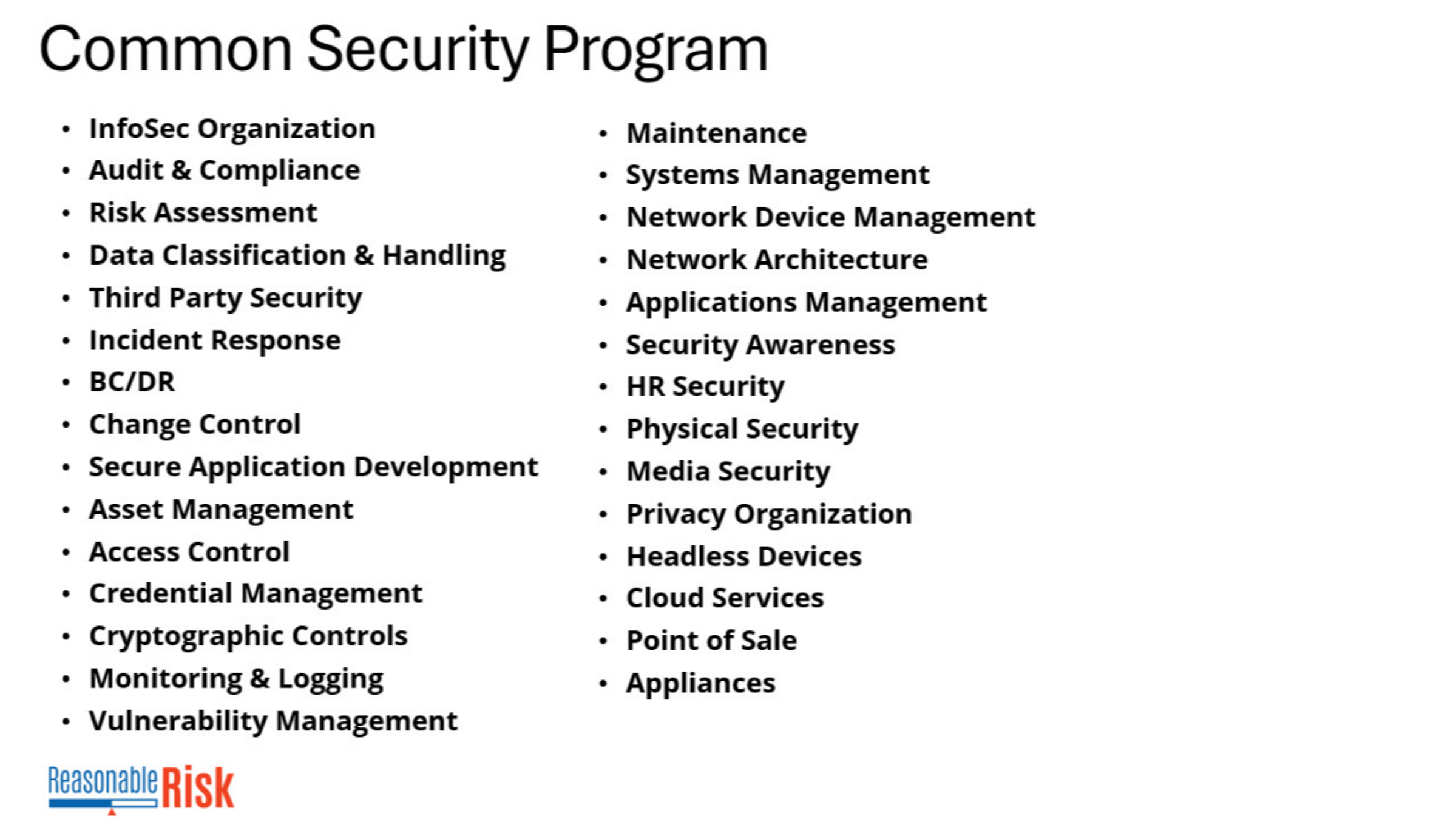 Common Security Program