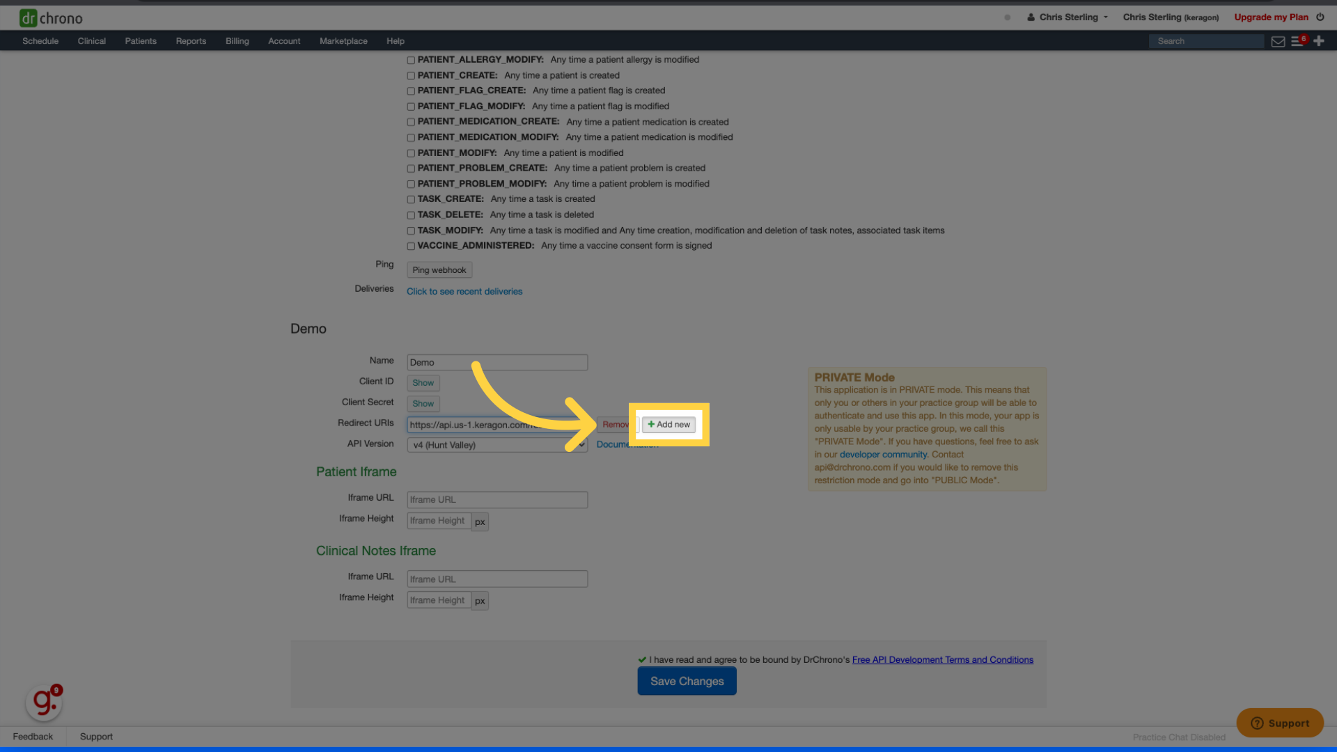 Click 'Add new'