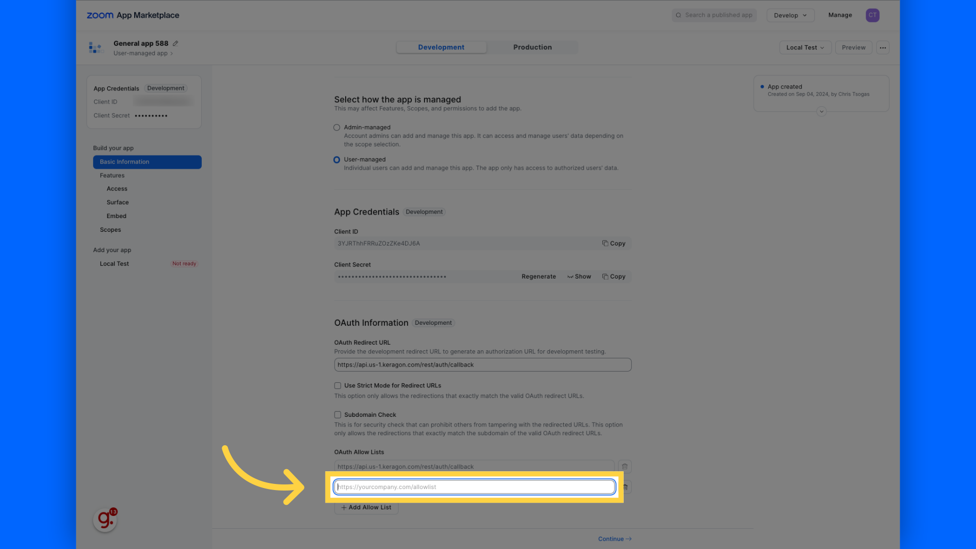 Add 'https://api.us-east-1.keragon.com/rest/auth/callback'