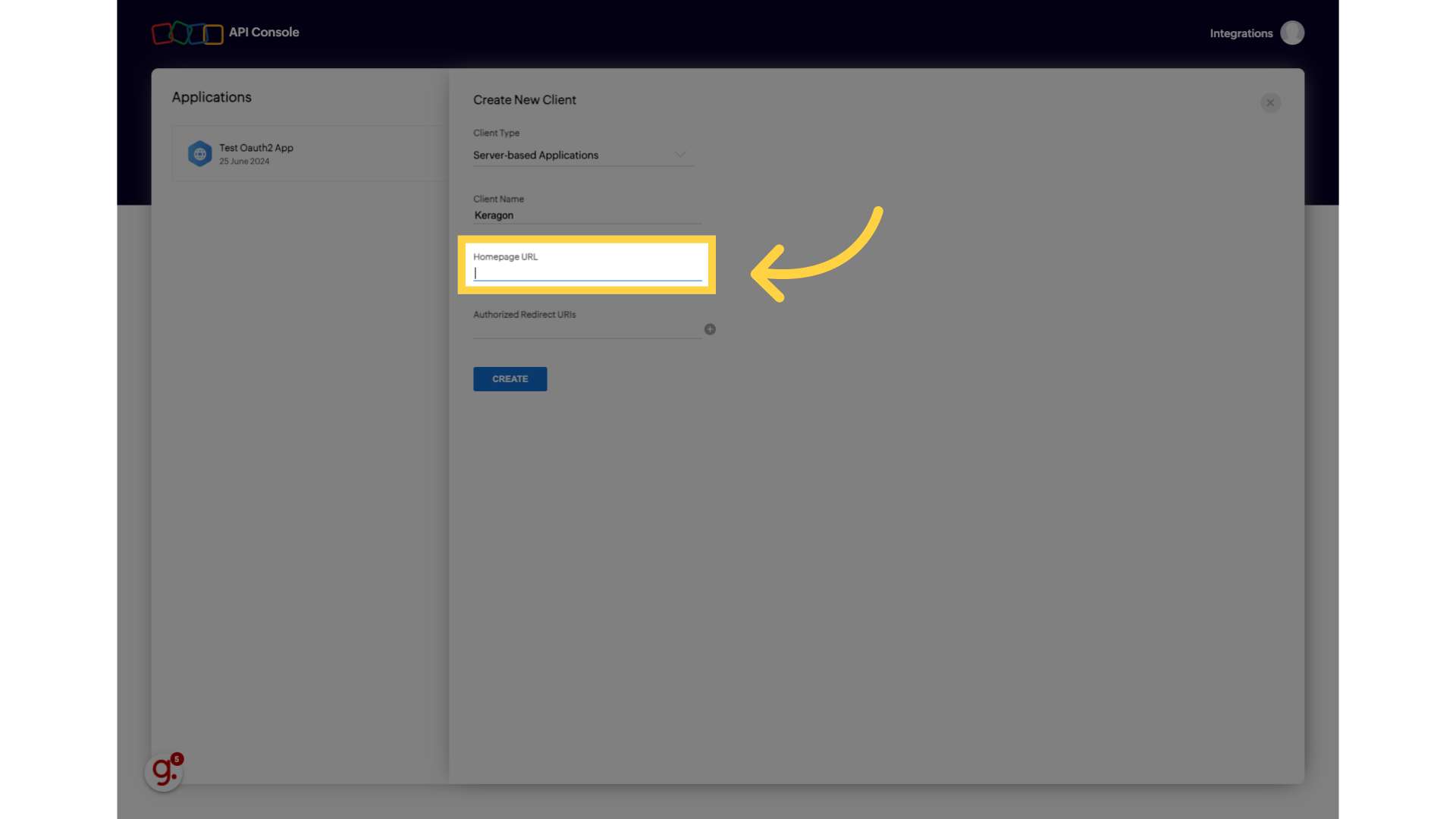 Fill homepage