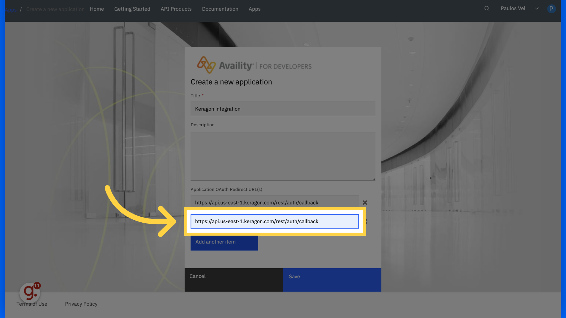 Enter the second redirect url