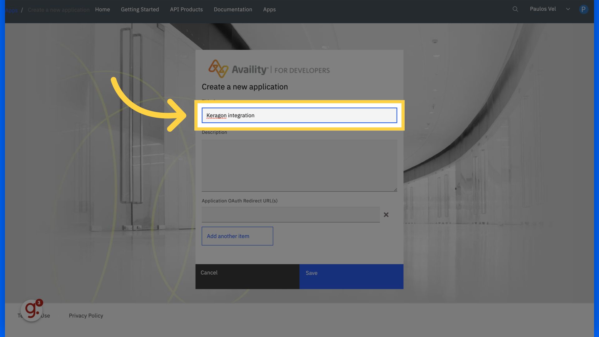 Fill 'Keragon integration'
