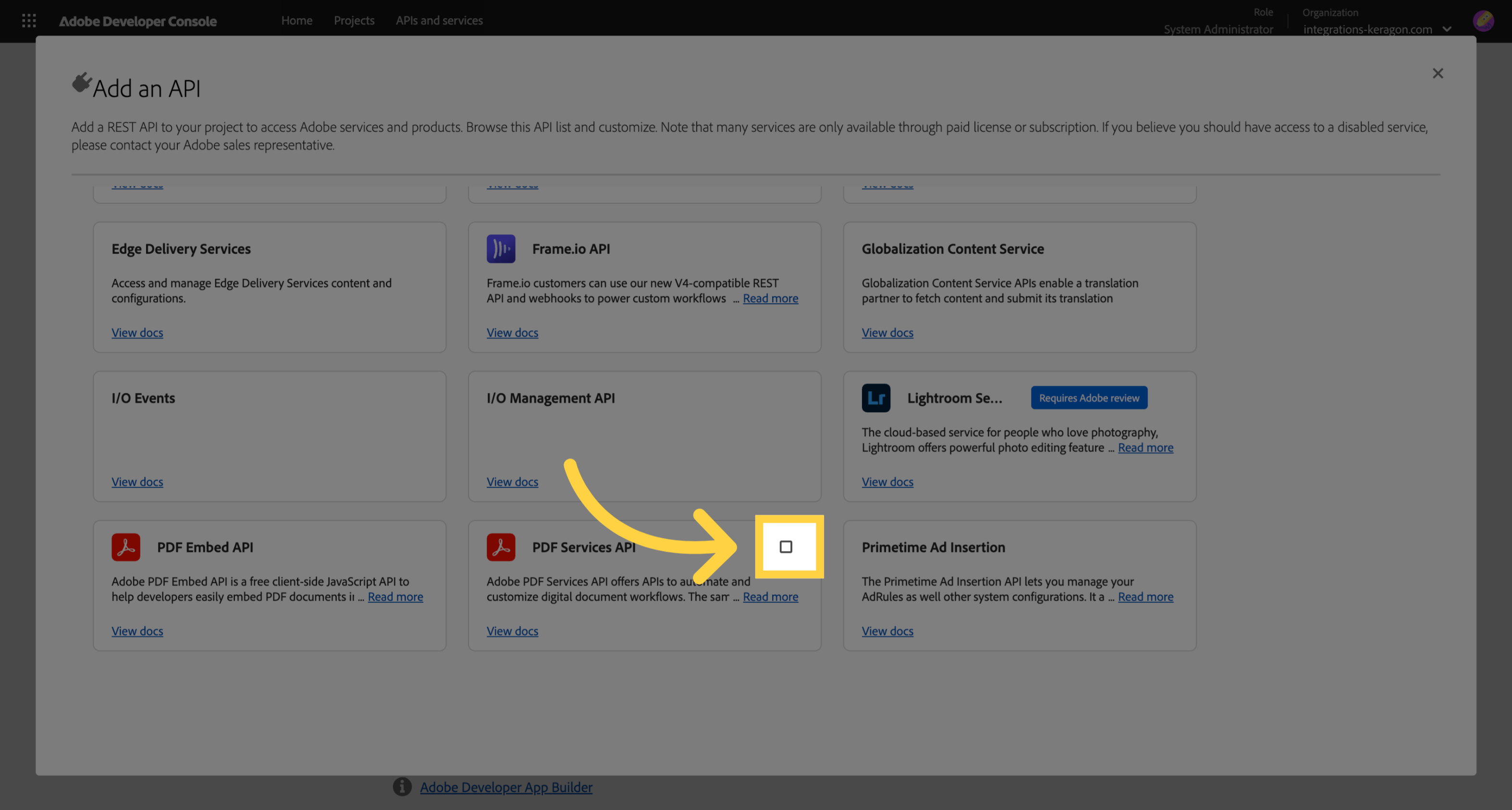 Select PDF Services API