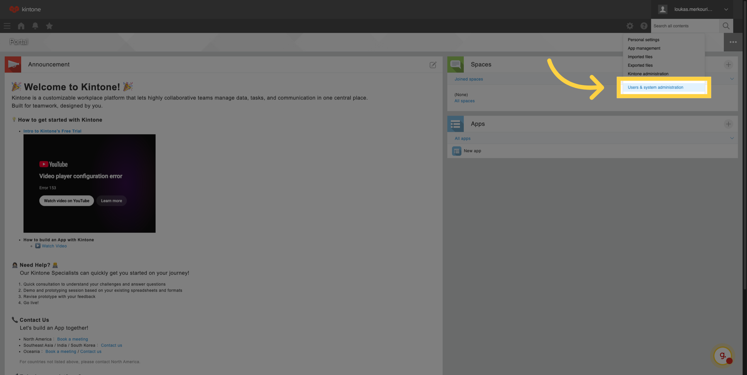 Access Users & System Administration