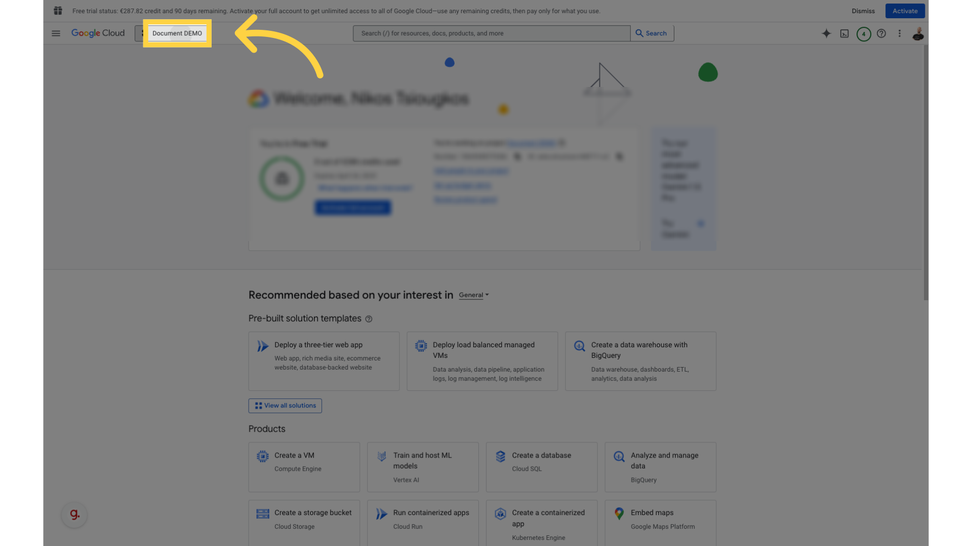 Check that you have selected the correct project