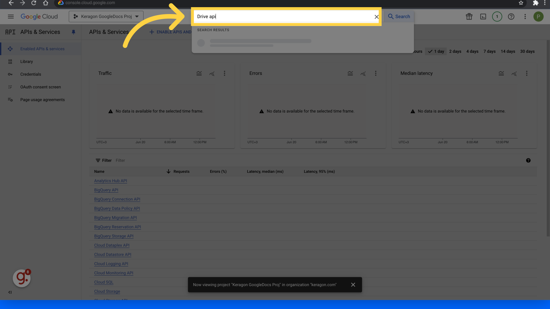 Fill 'Drive api'