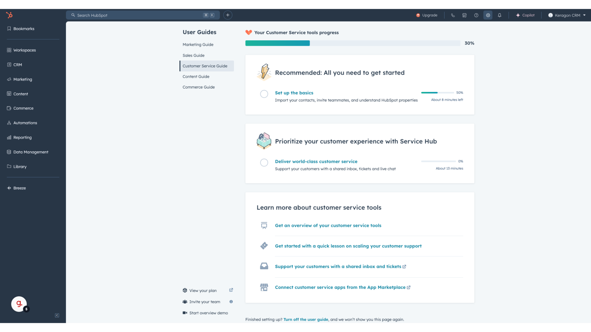 Switch to 'app.hubspot.com'