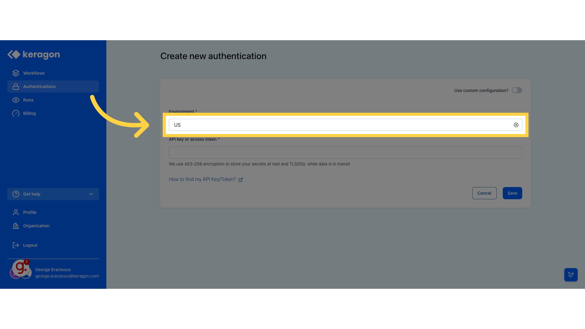 Select your account type