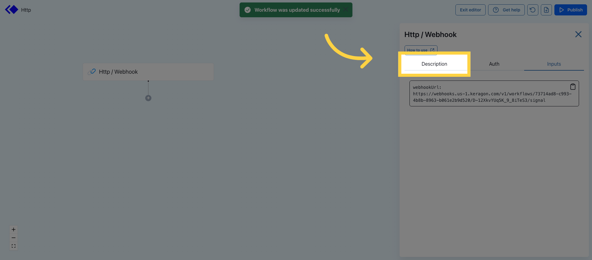 Access Description Field