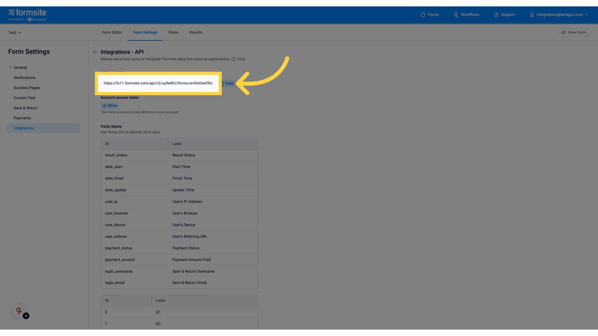 Get server url and user directory from Server URL