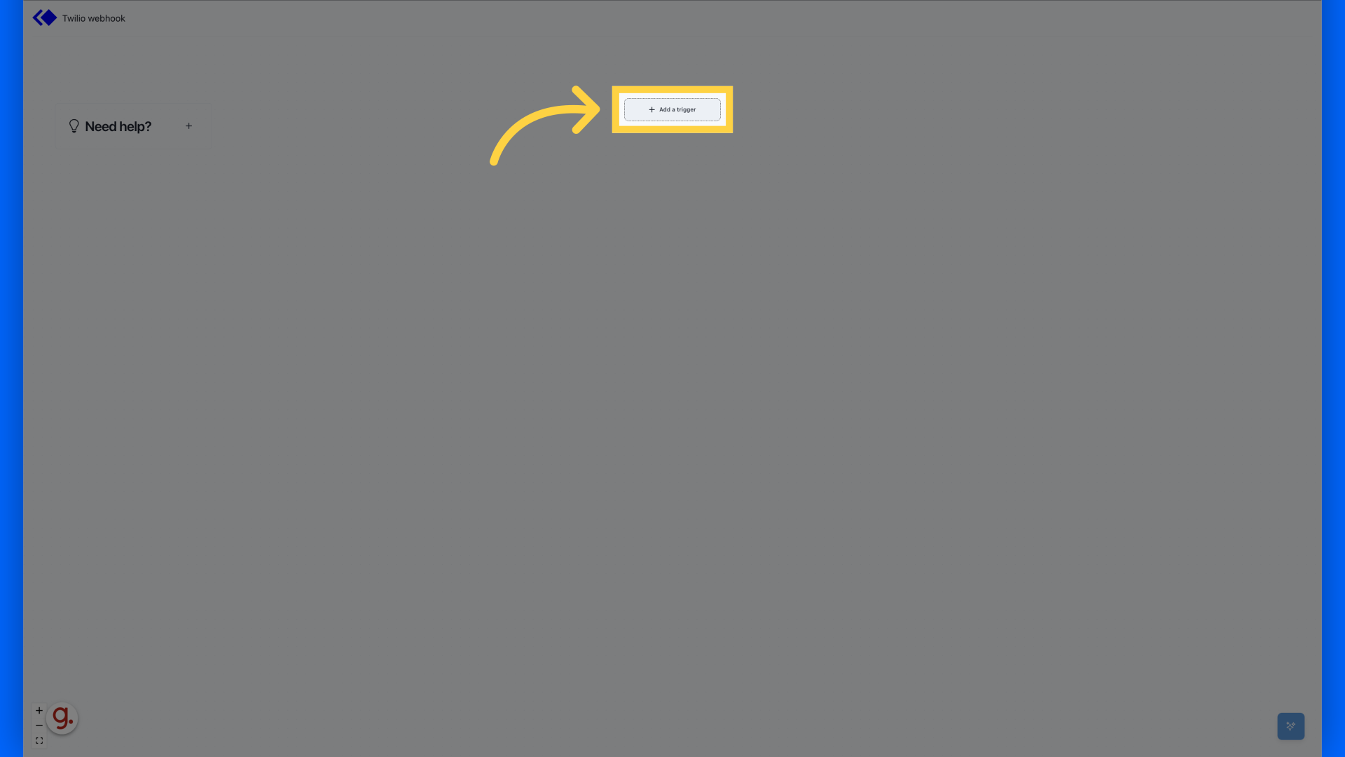 Click 'Add a trigger'