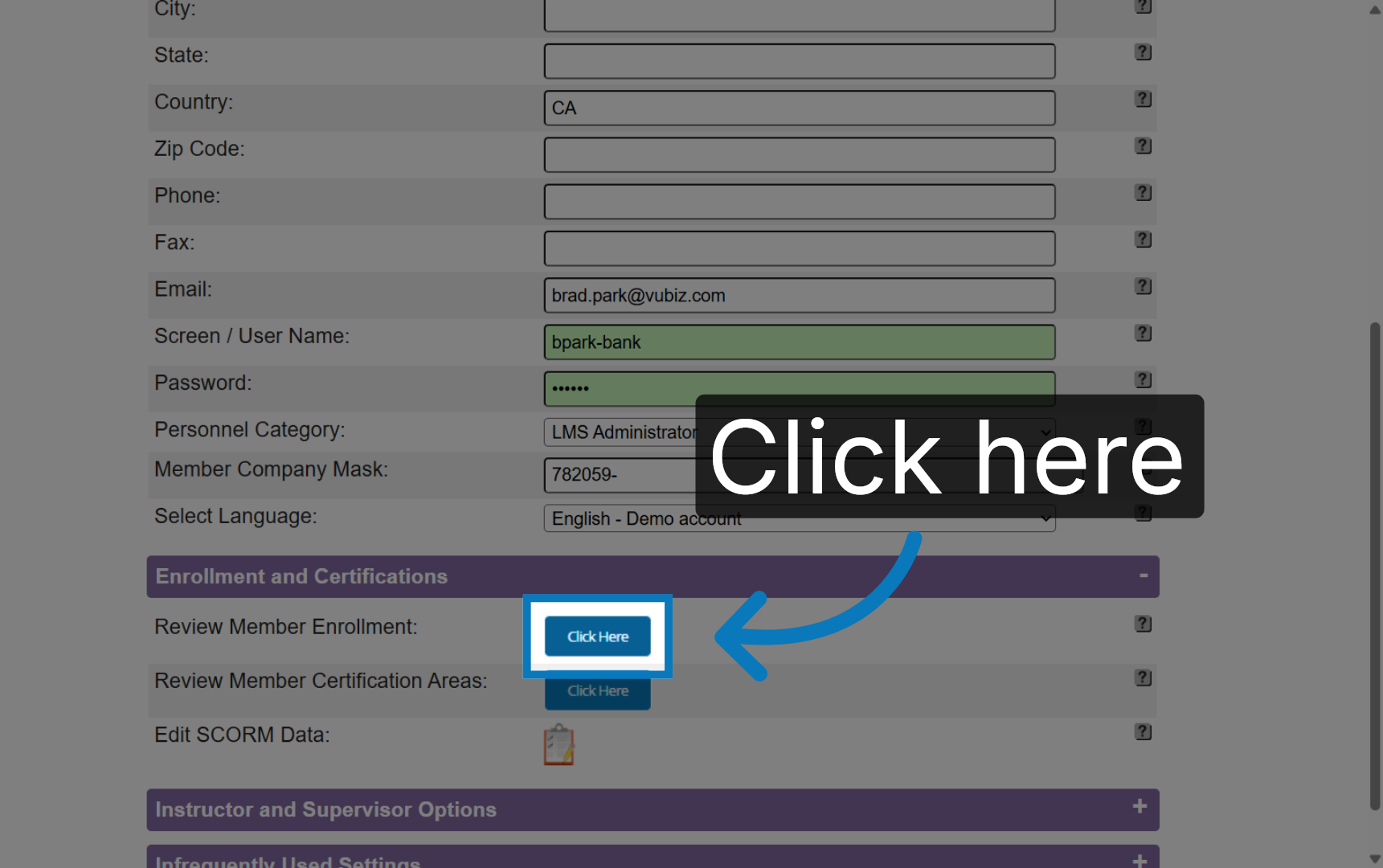 Review Member Enrollment