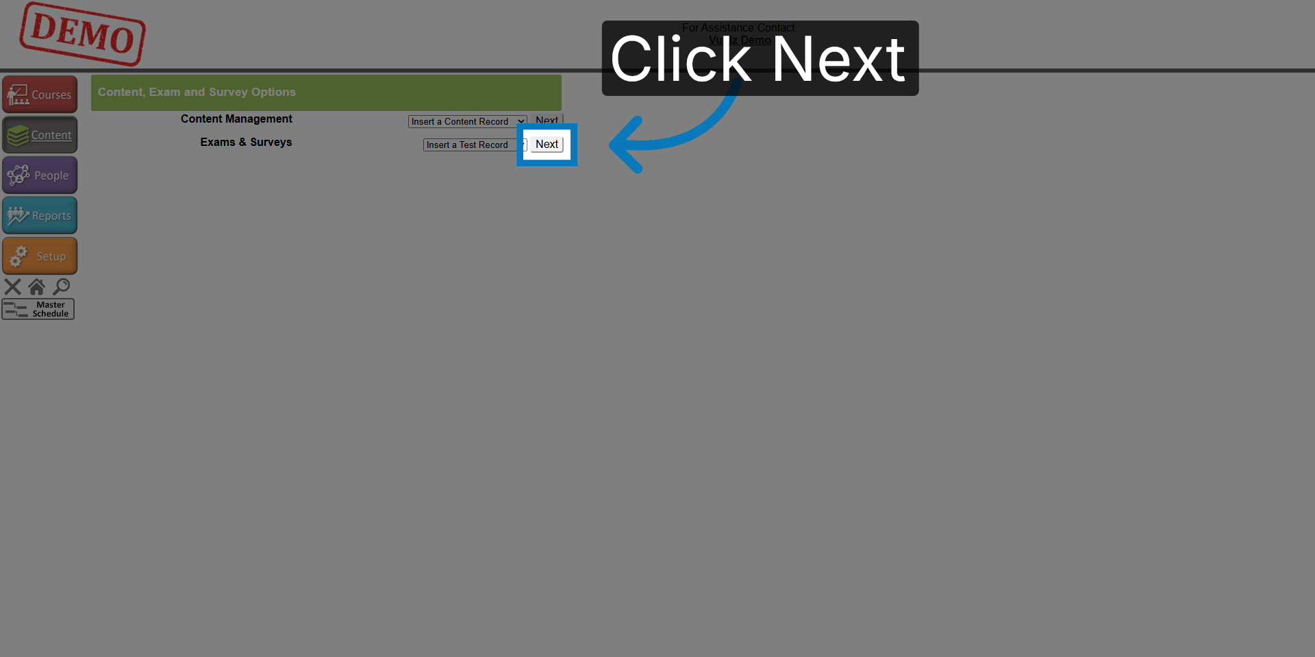 Proceed to Next Step
