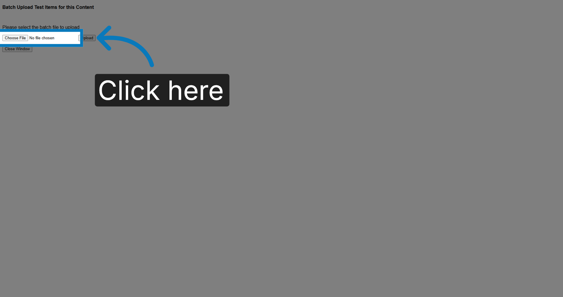 Open File Selection