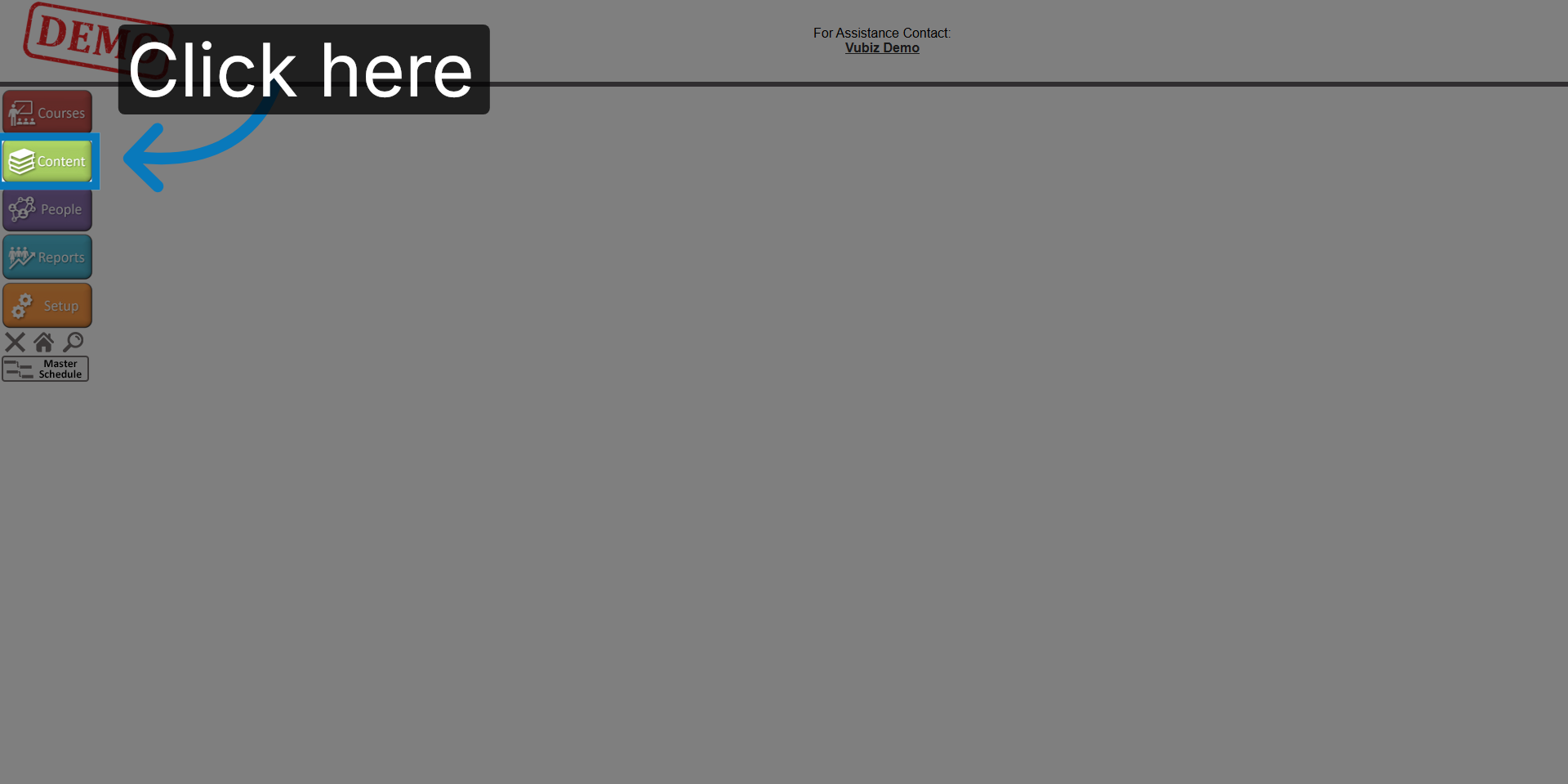 Access Content Section