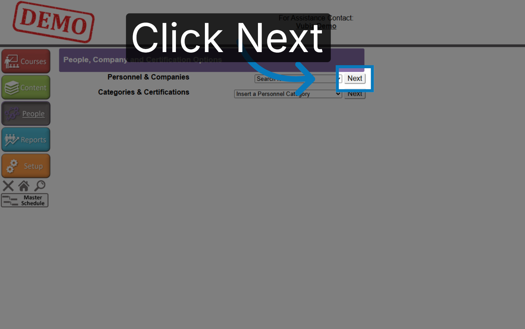 Proceed to Next Step