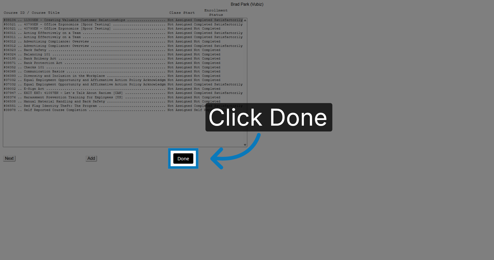 Confirm Deletion Completion