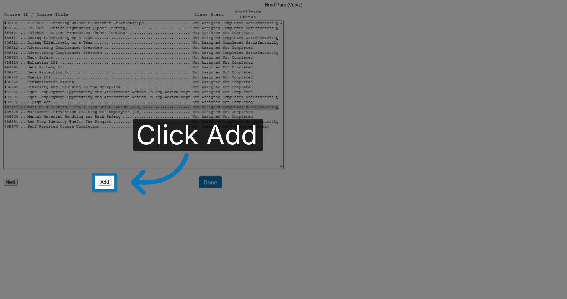 Add New Course
