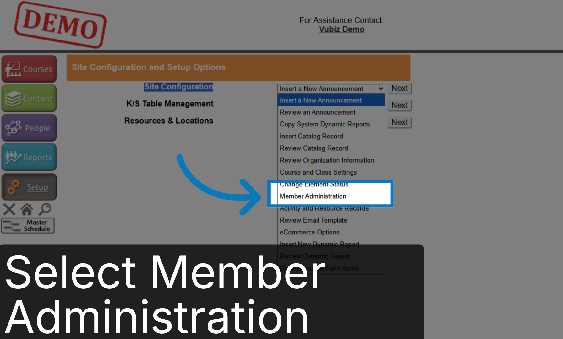 Select Member Administration