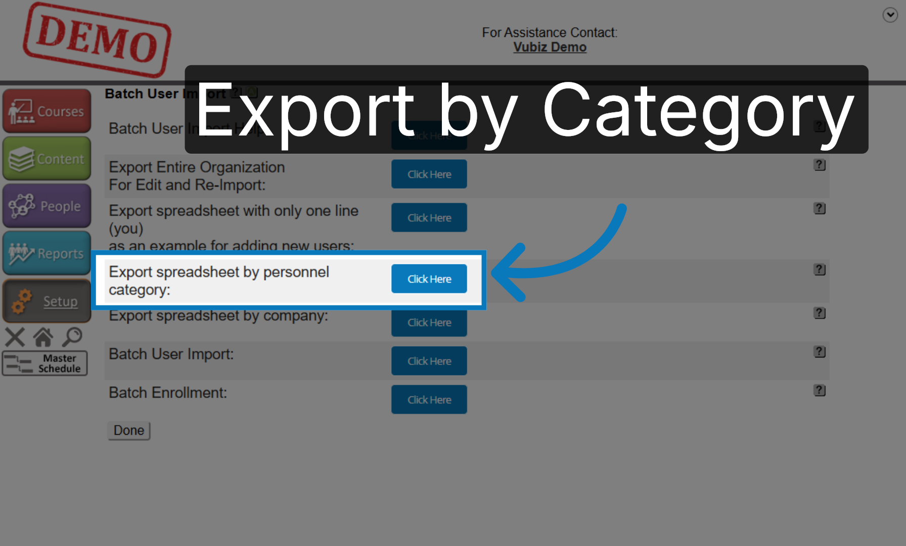 Export by Personnel Category