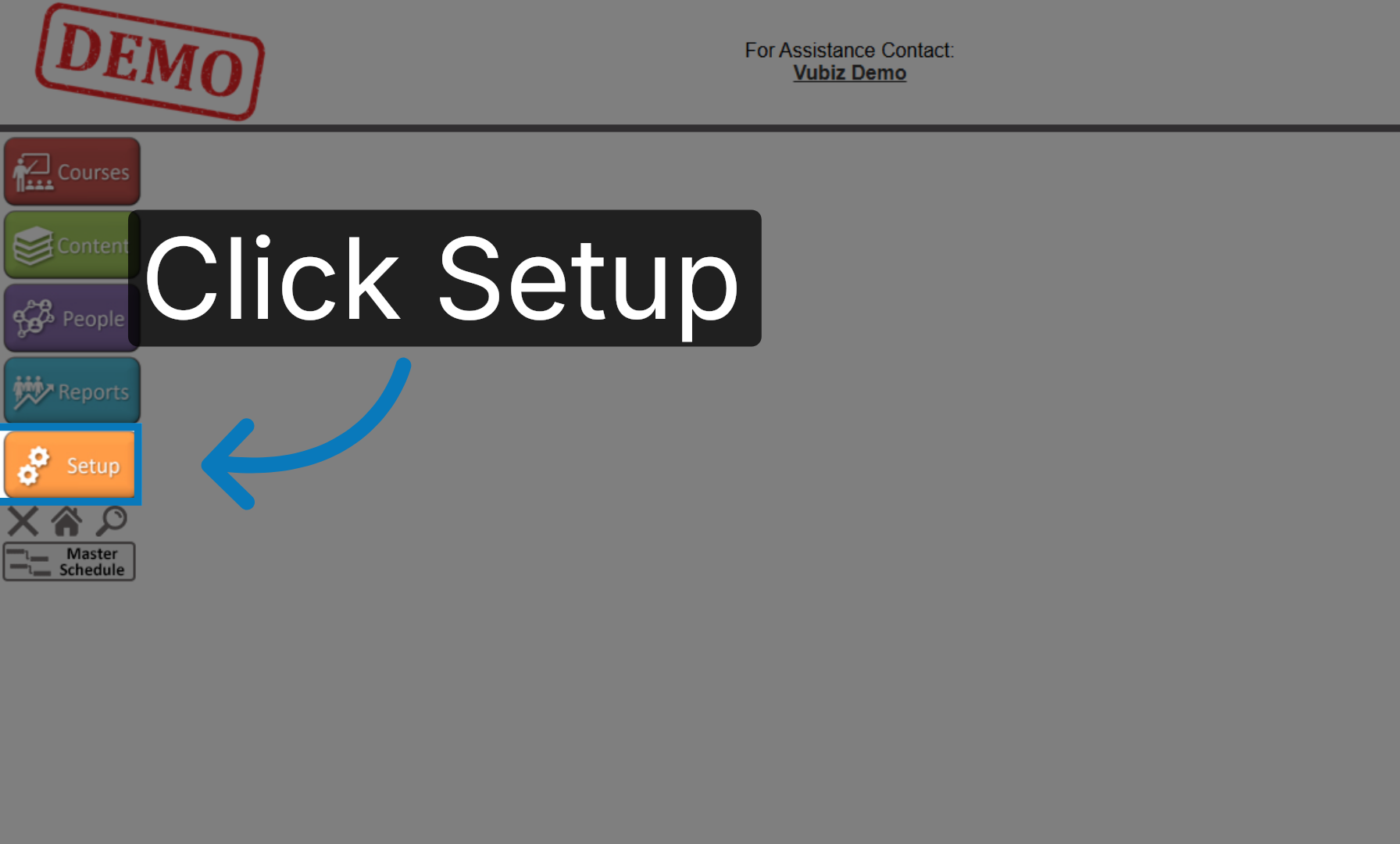 Access Setup Menu