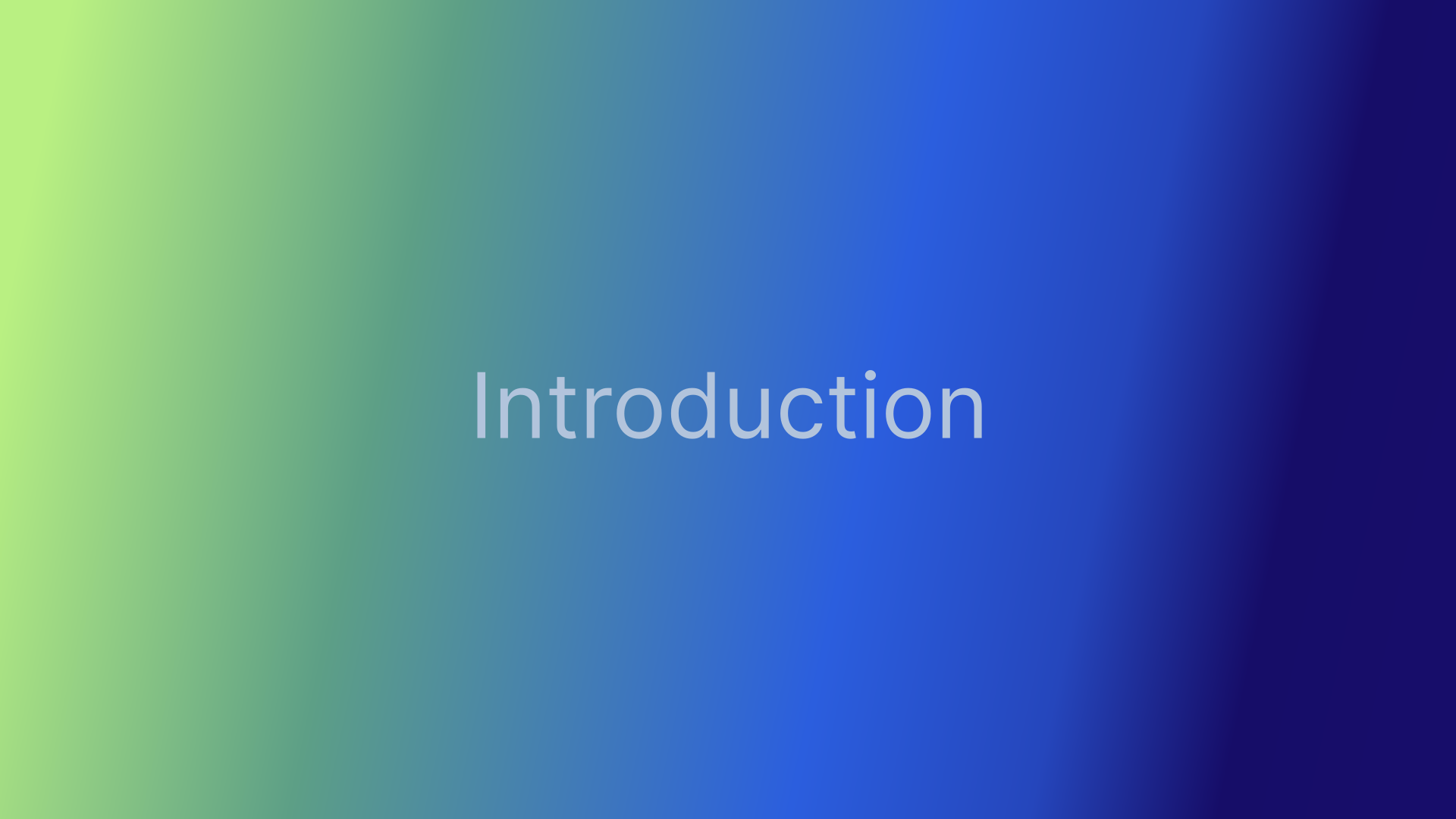 Introduction