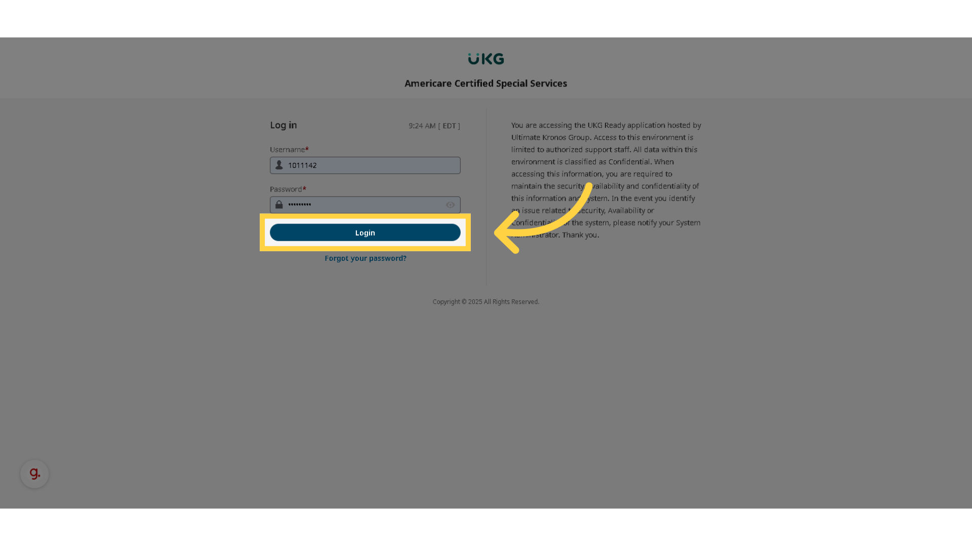 Login to UKG Ready