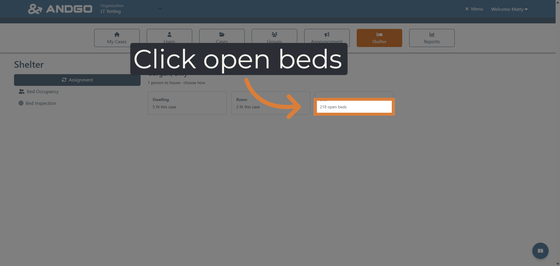 View Available Beds