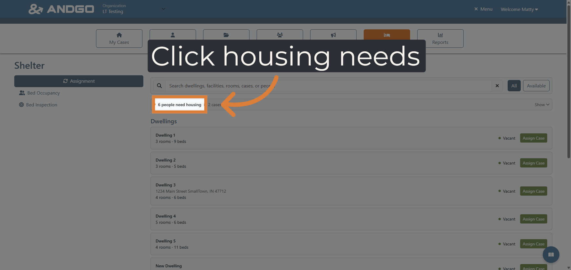 Access Housing Needs List