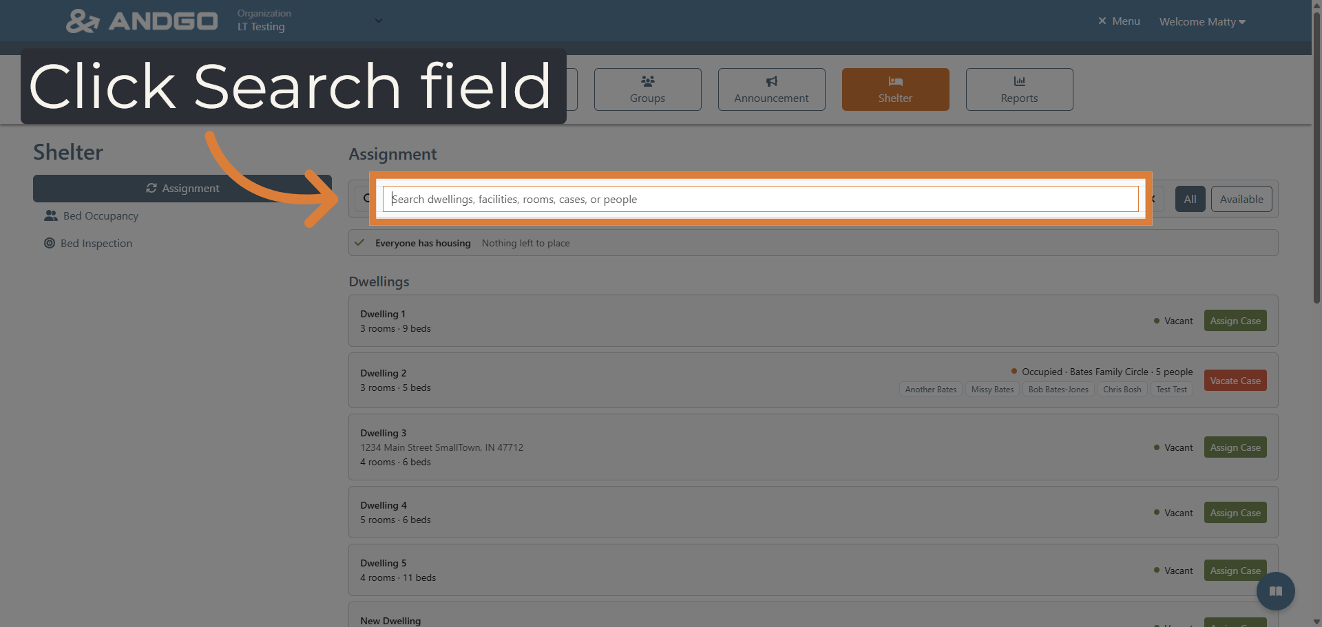 Search Housing Records