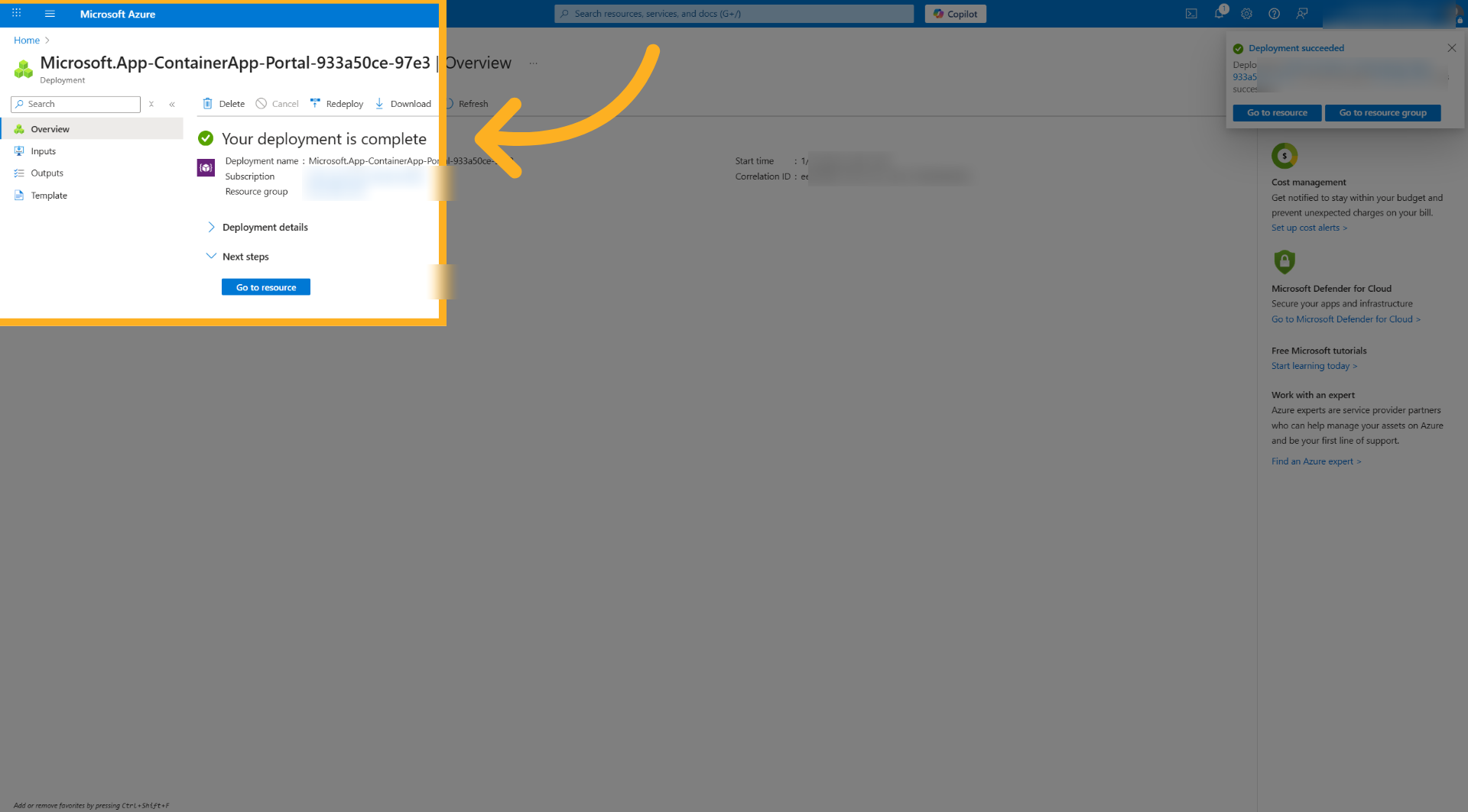 Confirm Deployment Completion