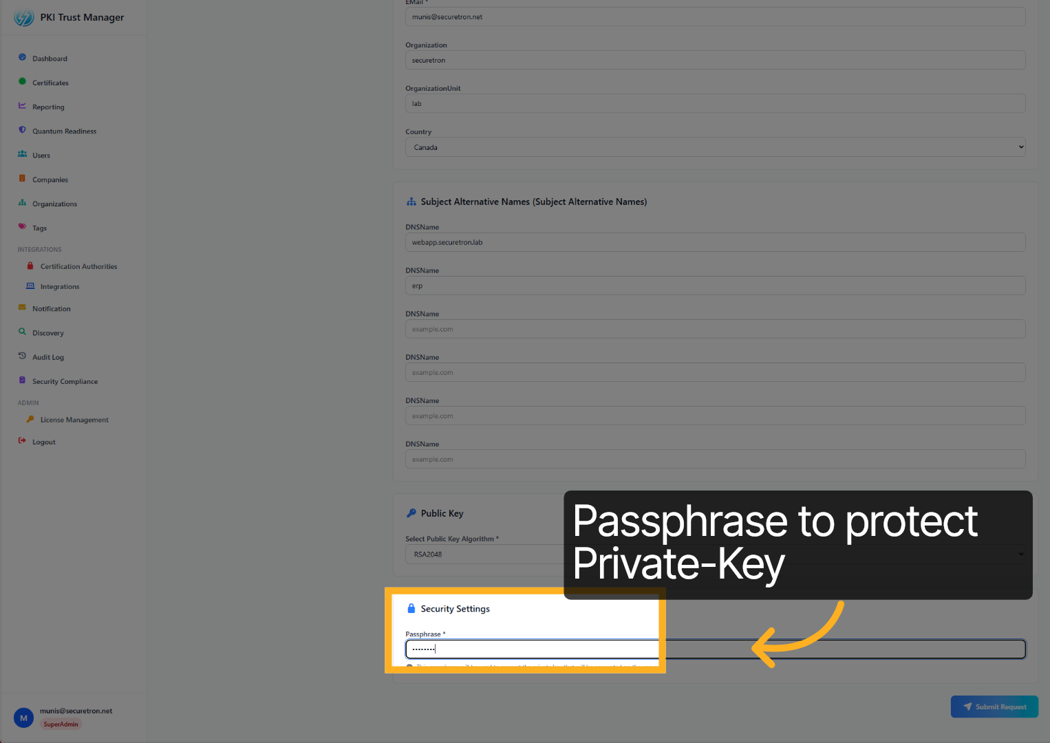 Passphrase