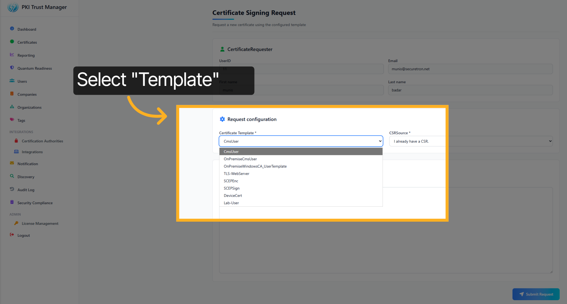 Certificate Template