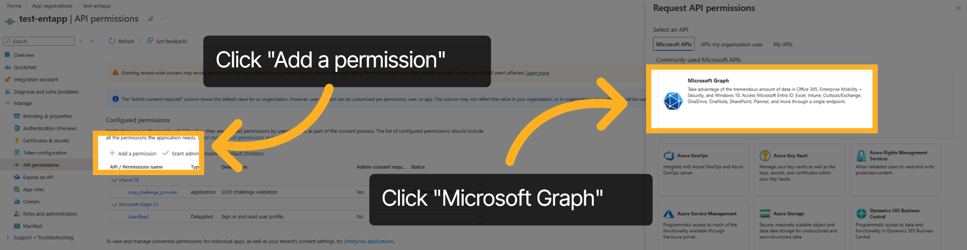 Azure: App - New Microsoft Graph Permissions