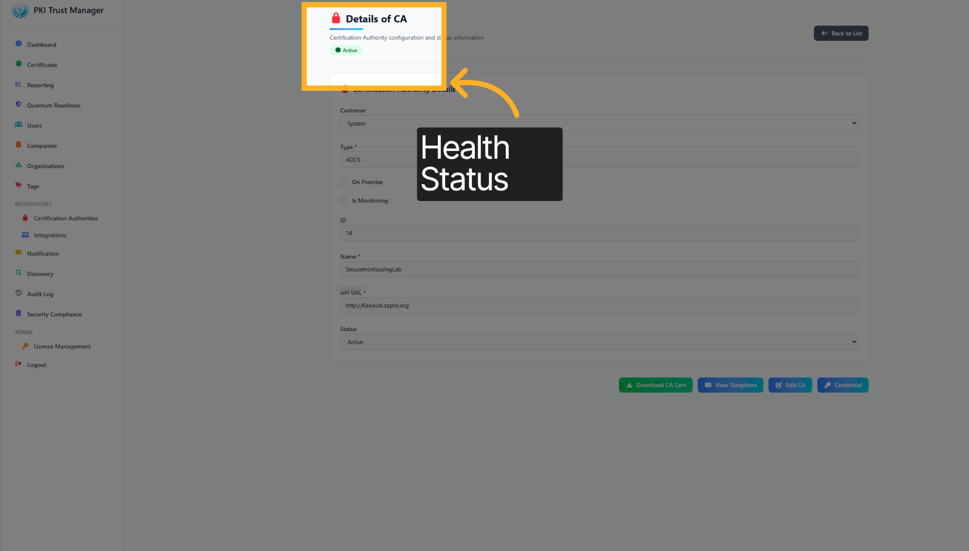 Access Additional Options