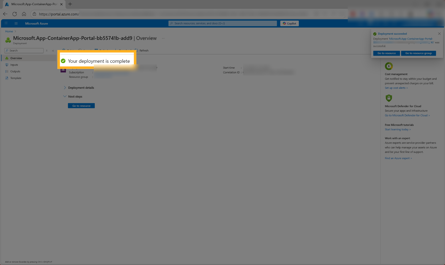 Open Deployment Progress
