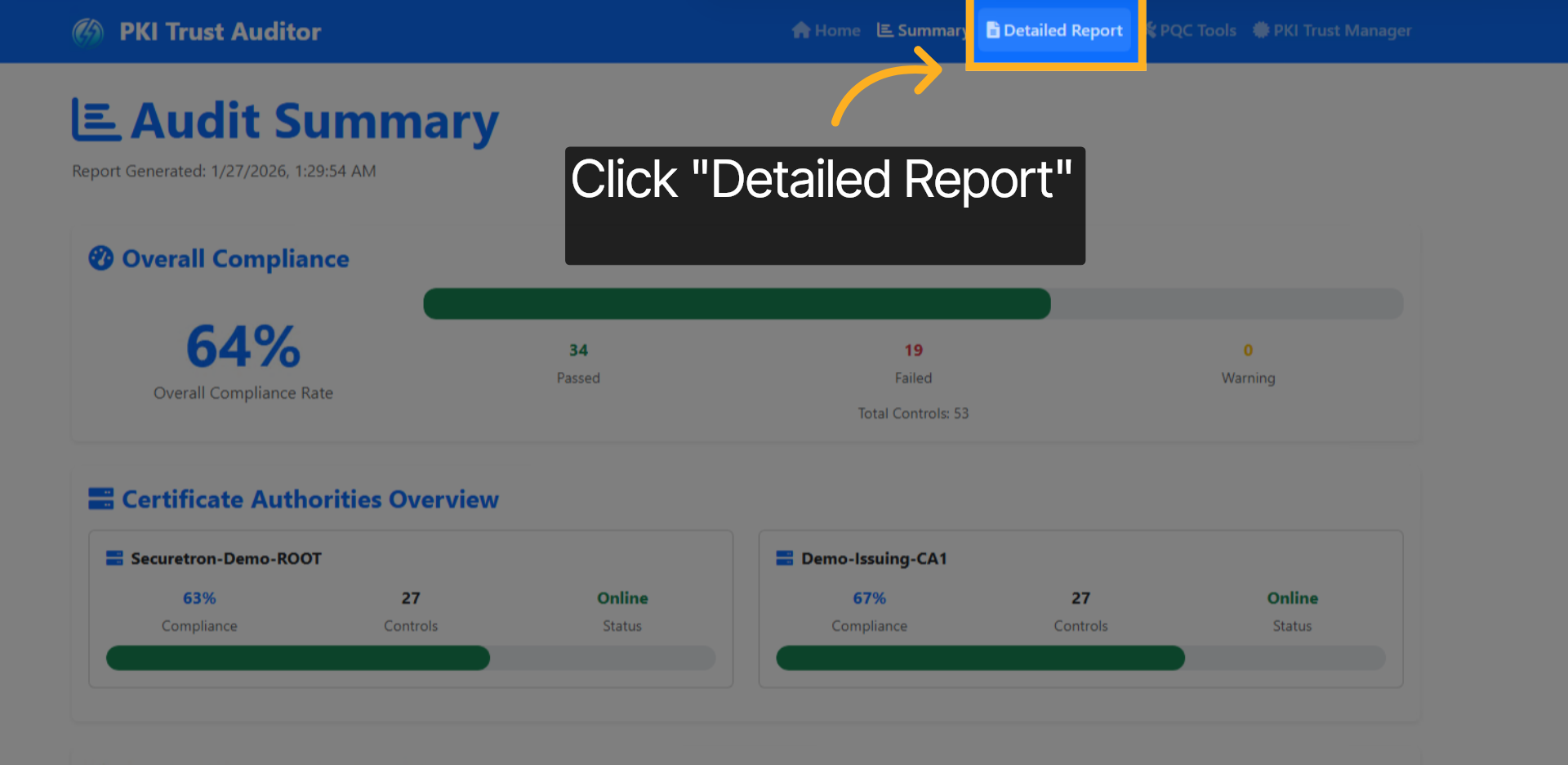 Click Detailed Report