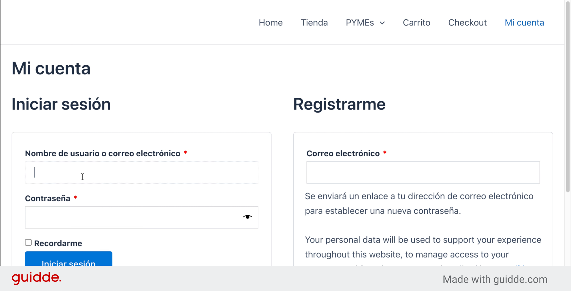 Ingresa Tu Contraseña
