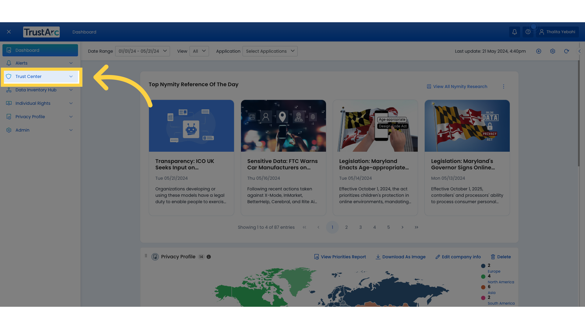 Open Trust Center module