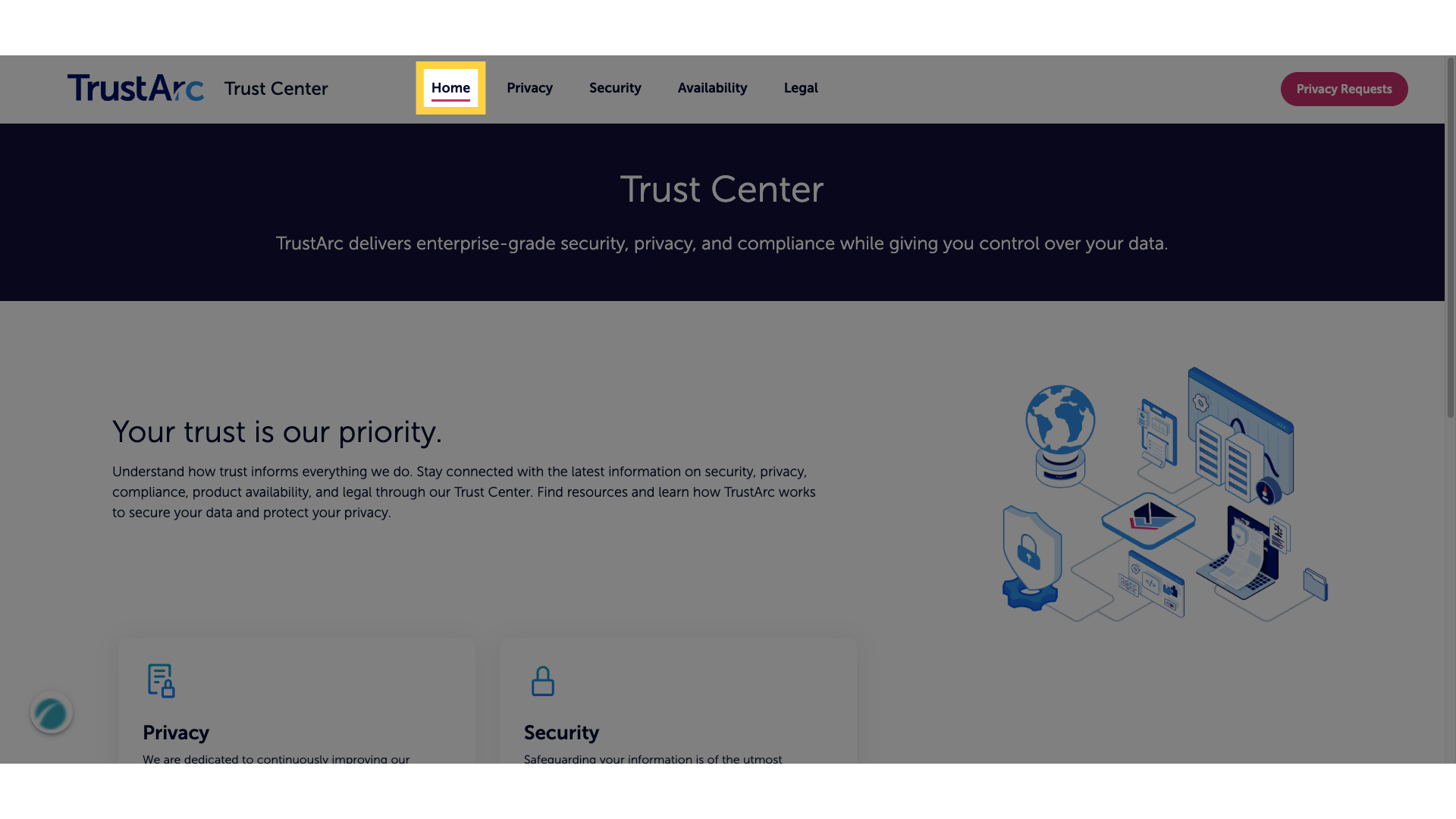 TrustArc's Trust Center