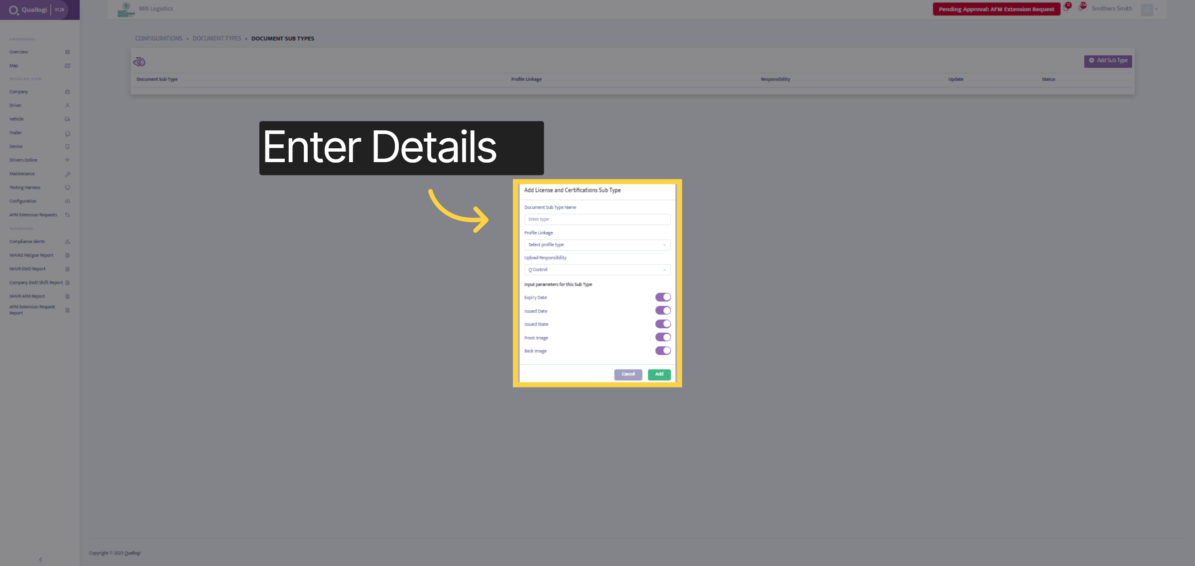 Input Details
