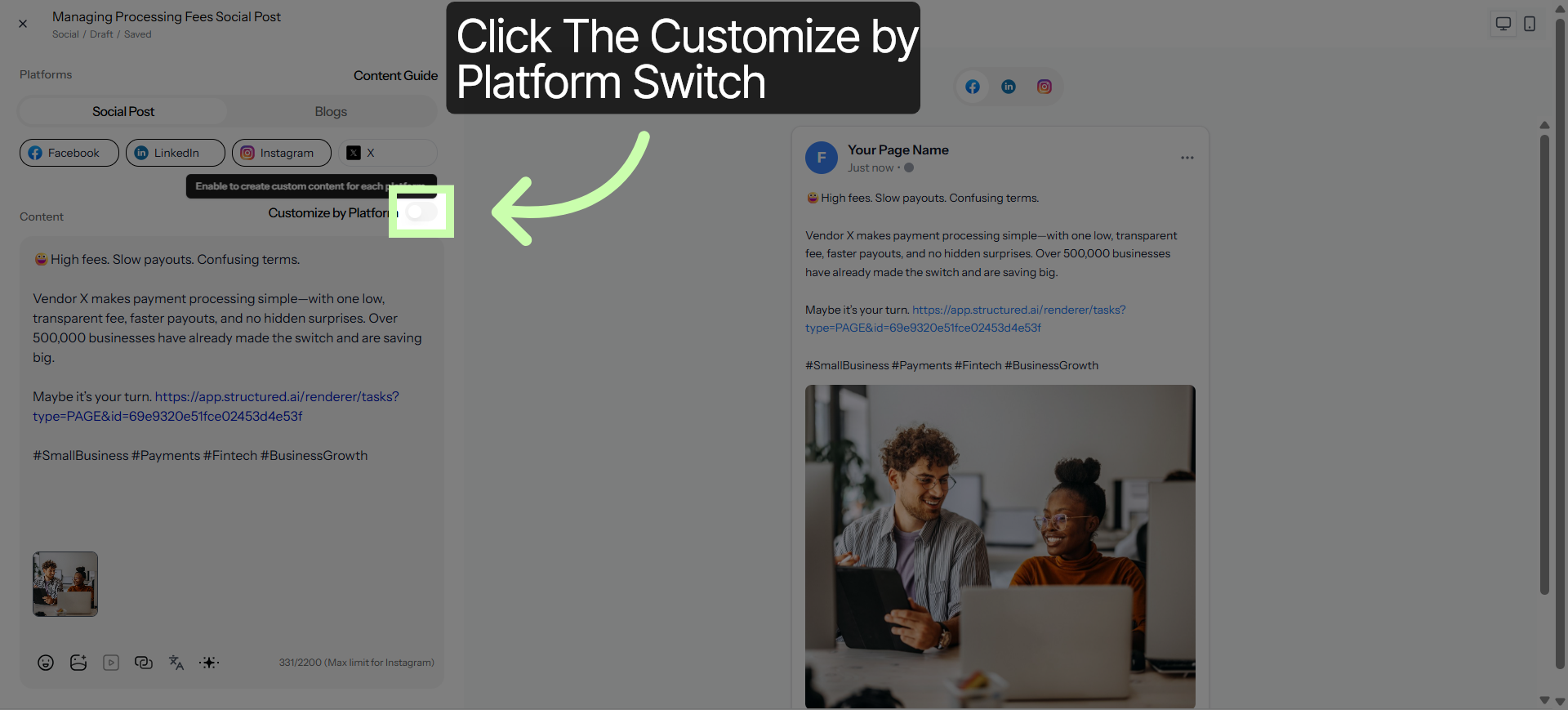 Enable Platform Customization