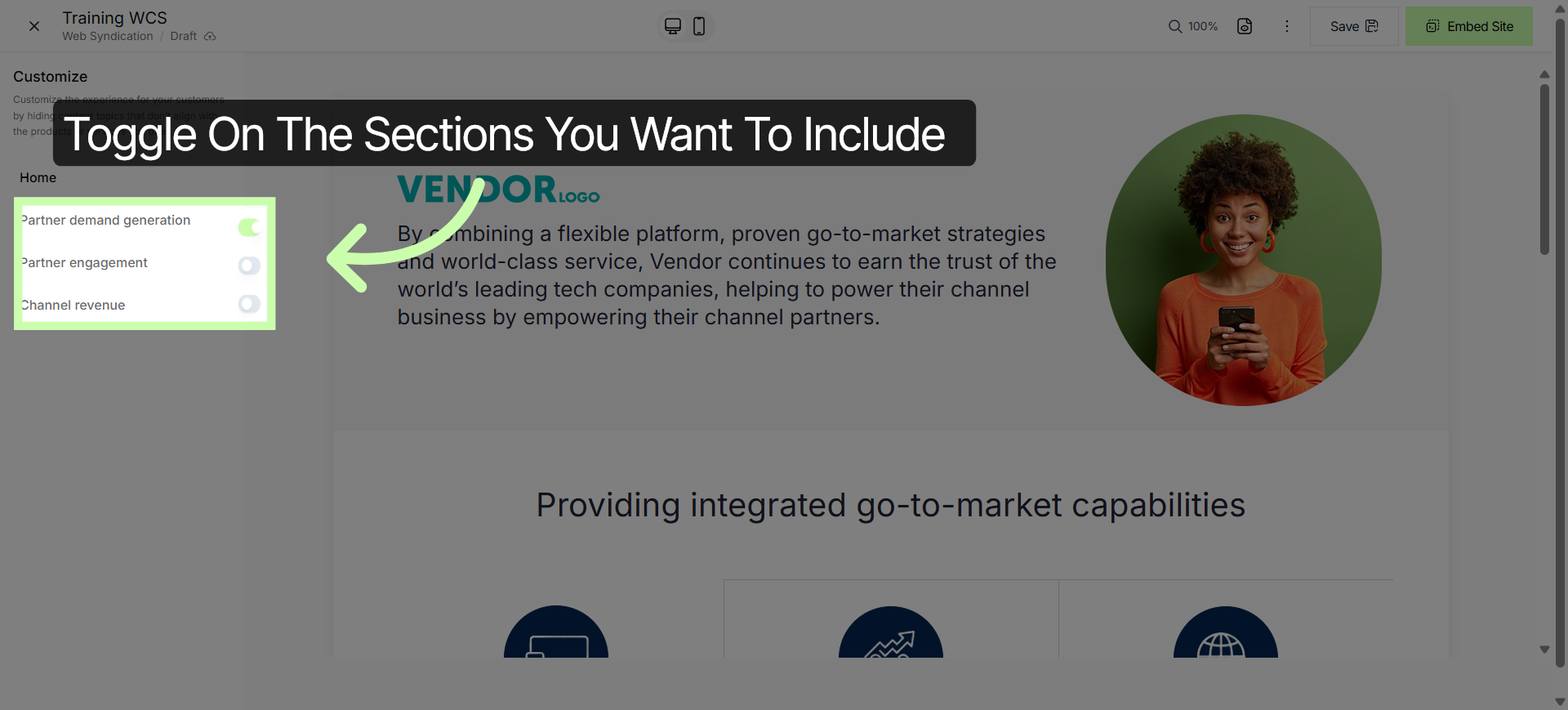 Adjust Content Topics