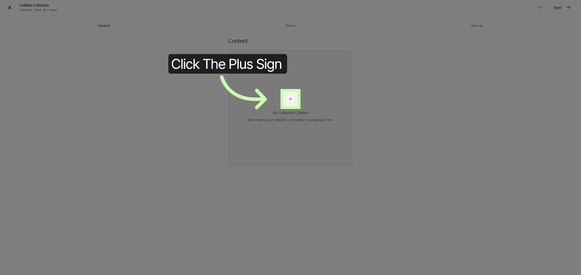 Access Collection Editing