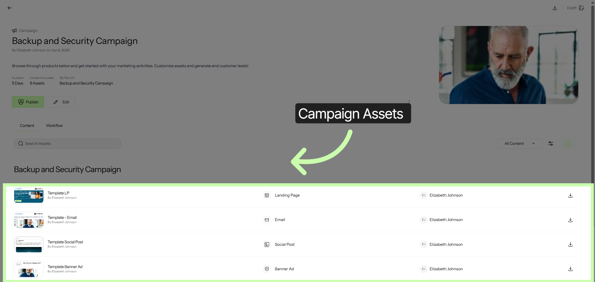 Access Campaign Assets