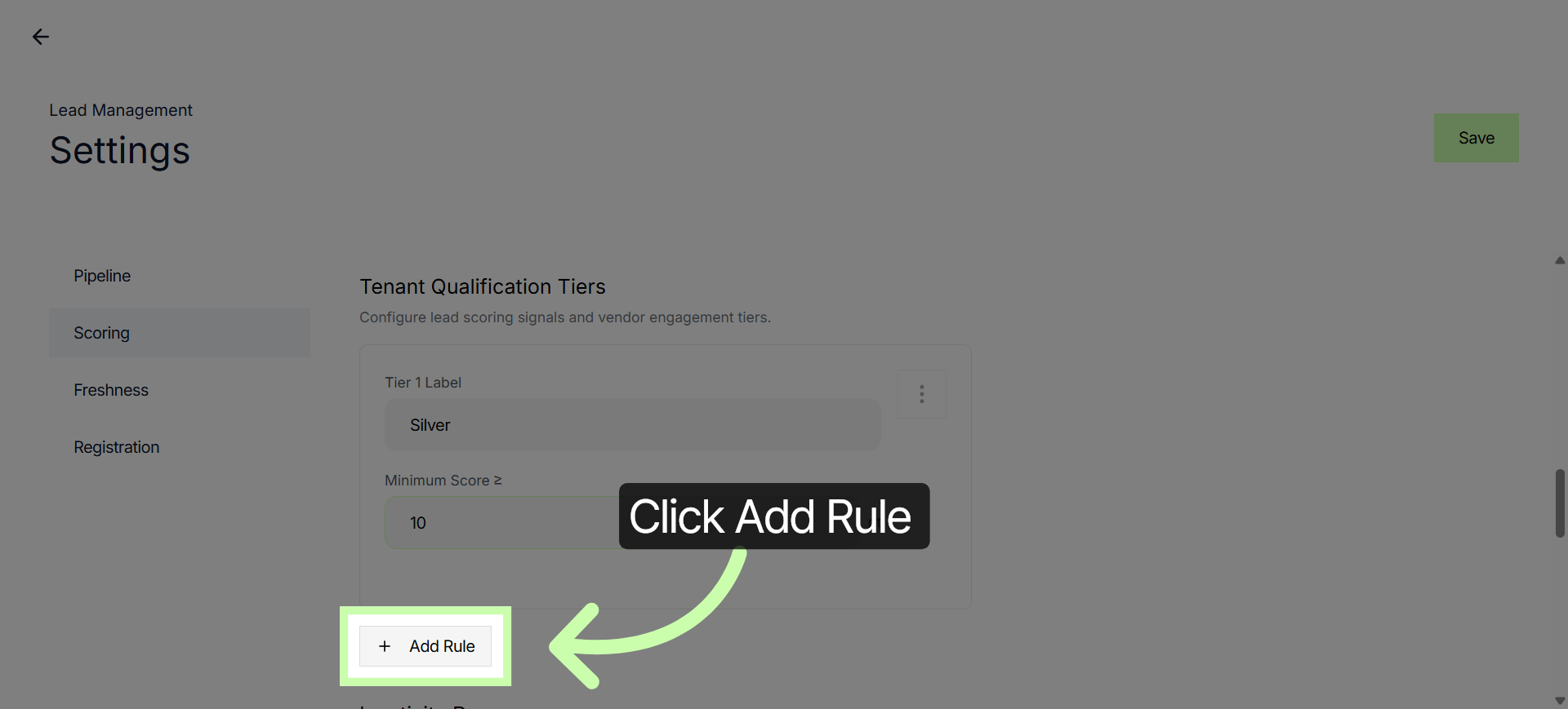 Add Another Qualification Rule