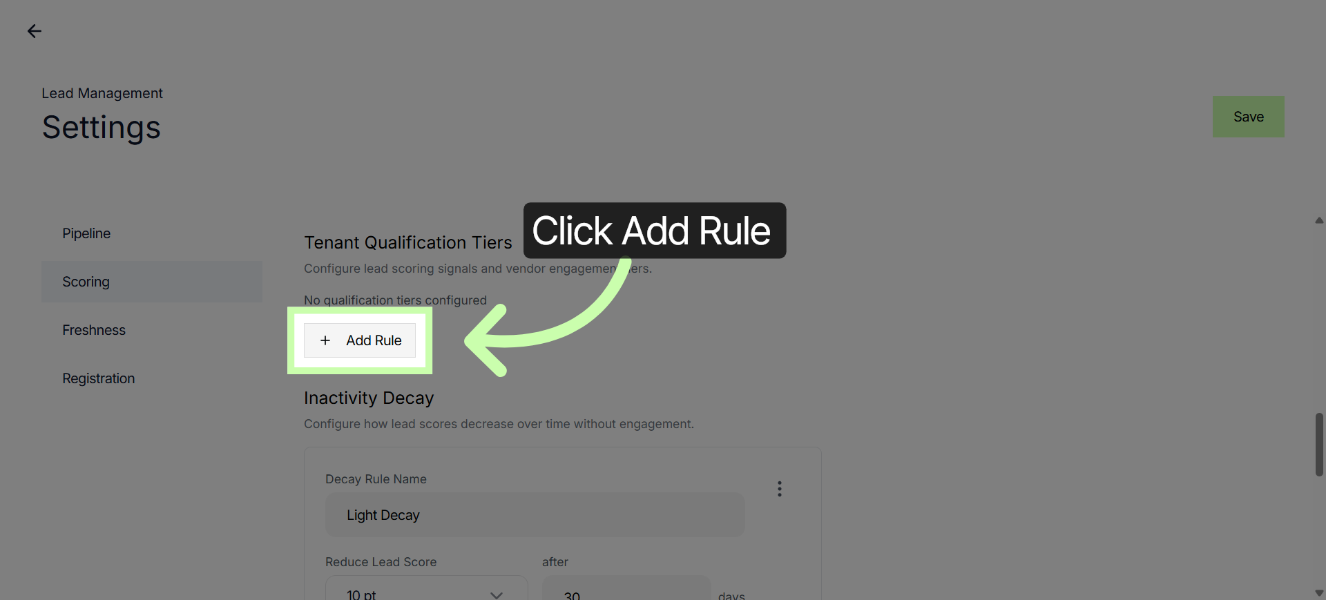 Add New Qualification Rule