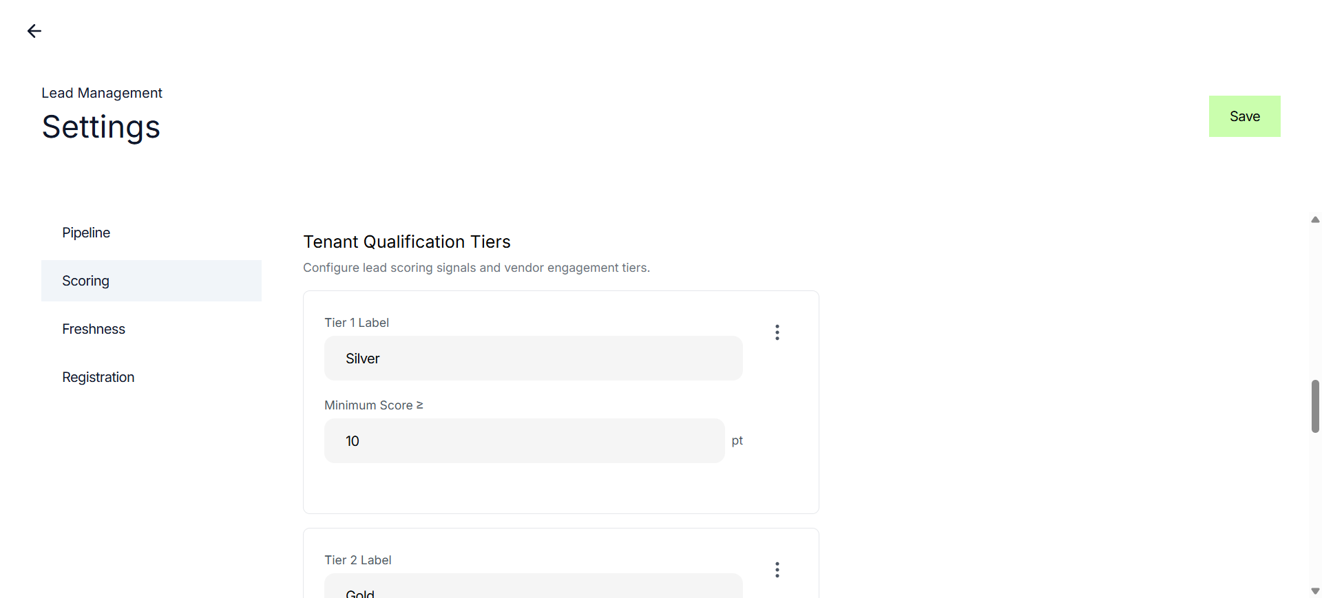 Review Tier 1 Minimum Score